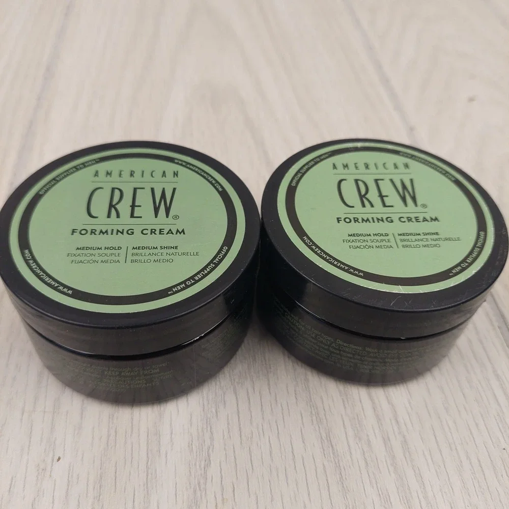 American Crew Forming Cream Men 3oz 2-Pack Medium Hold Medium Shine